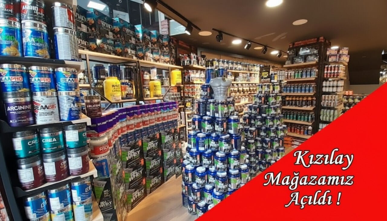 Ankara Sporcu Gıdaları, Vitaminler, Besin Takviyeleri ve Whey Protein Tozları için güvenilir adresiniz artık Kızılay’da! Supplement Shop Ankara Kızılay mağazamız açıldı, geniş ürün yelpazemiz ve uzman desteğimizle sizleri bekliyoruz.