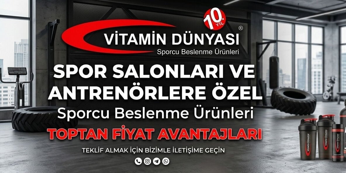 Spor Salonları ve Antrenörlere Özel Sporcu Beslenme Ürünleri Supplement Toptan Fiyat Avantajları Whey Protein, Pre-Workout, BCAA ve Vitamin Mineral Takviye Ürünleri