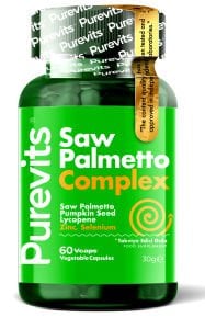 PUREVITS Saw Palmetto Complex 60 Adet Vegan Kapsül