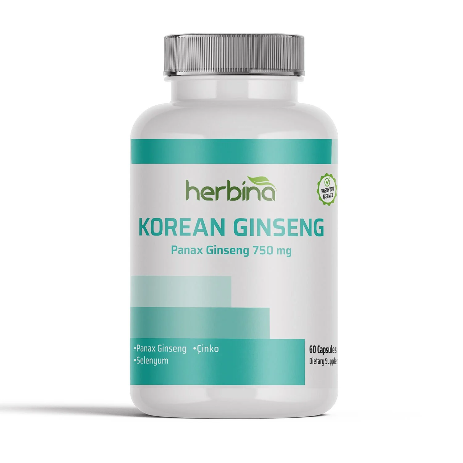 Herbina Ginseng Selenyum Çinko 60 Tablet