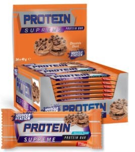 Muscle Station Supreme Protein Bar Chocolate Chunks 40 Gr 24 Adet