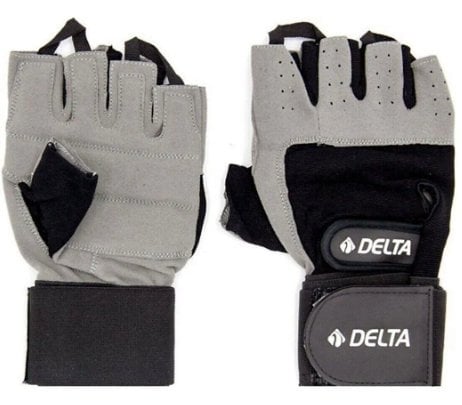 Delta FGE-915 Body & Fitness Eldiveni Siyah/Gri L