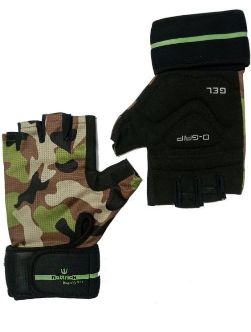 Hattrick Sportiva Fitness Eldiveni Kamuflaj Haki XXL