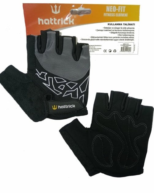 Hattrick Neo-fit Fitness Eldi̇veni̇ Si̇yah/Gri̇ M