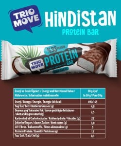 Trio Move Protein Bar Hindistan Cevizi (9X50 GR)