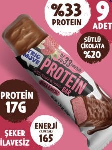 Trio Move Protein Bar Çilek Aromalı (9X50 GR)