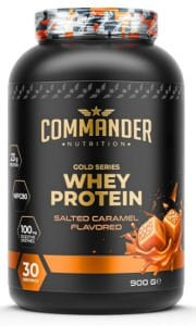 Commander Nutrition Whey Protein 900g  Salted Caramel AROMALI