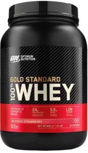 Optimum Gold Standard Whey Protein Tozu 900 Gr Çilek Aromalı
