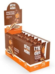 BİTE MORE Çikolatalı Protein Pankek (50g x 12 Adet)