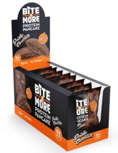 BİTE MORE Çift Çikolatalı Kakaolu Protein Pankek (50g x12 Adet)