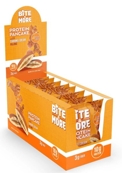 BİTE MORE Karamelli Protein Pankek (50g x12 Adet)