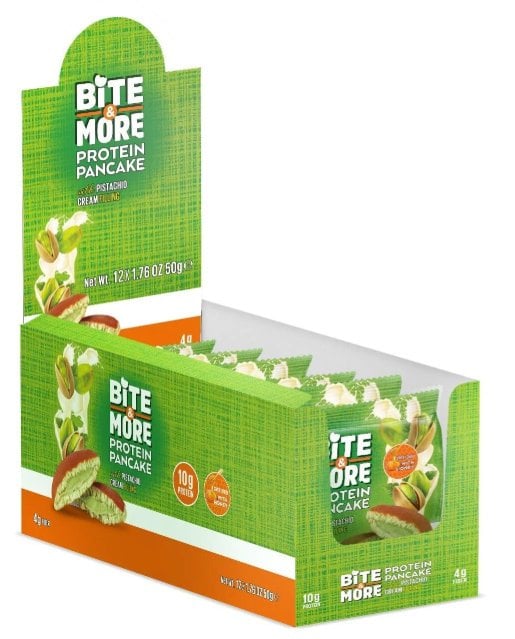 BİTE MORE Antep Fıstıklı Protein Pankek (50g x12 Adet)