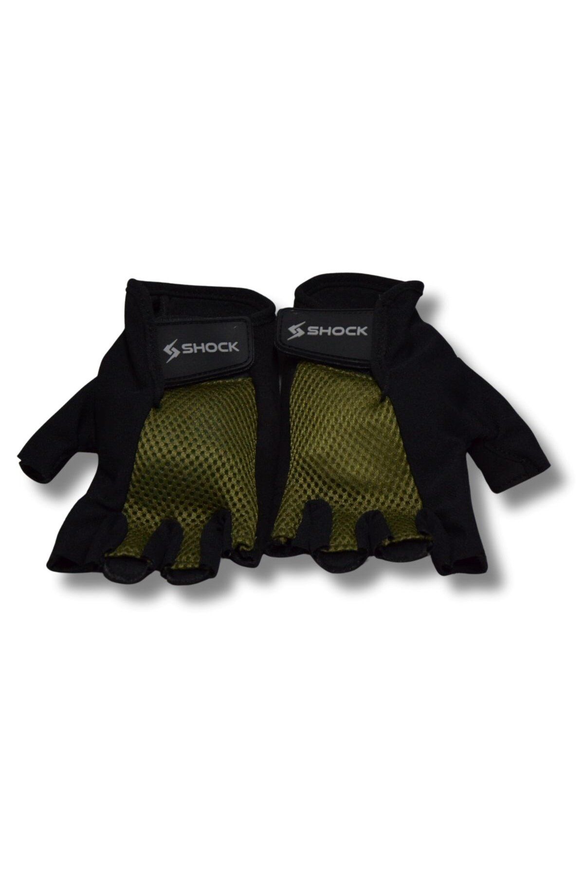 Shock Team Gym & Fitness Spor Eldiven Yeşil  Beden M