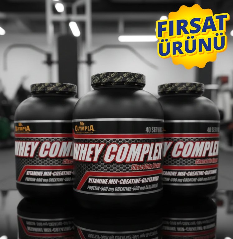 Mr Olympia Whey Complex Çikolata Aromalı 2000 Gr + 3 ADET KAMPANYALI ÜRÜN