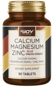Bigjoy Vitamins Calcium Magnesium Zinc 90 Tablet