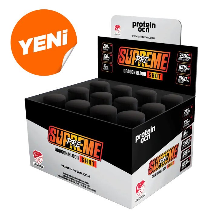 Protein Ocn Supreme PRE-WORKOUT SHOT 12'li