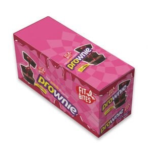 Fit Bites Prownie High Protein Brownie Cherry Cream 12 Adet x 50 gram