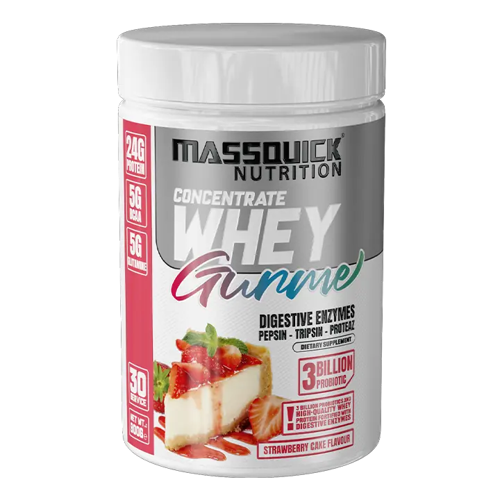 MassQuick GURME WHEY PROTEIN 960gr Çilekli Pasta Aromalı