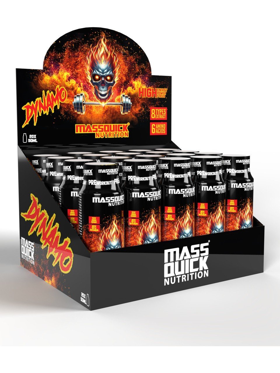 MassQuick Dynamo PreWorkout 20'li Kutu