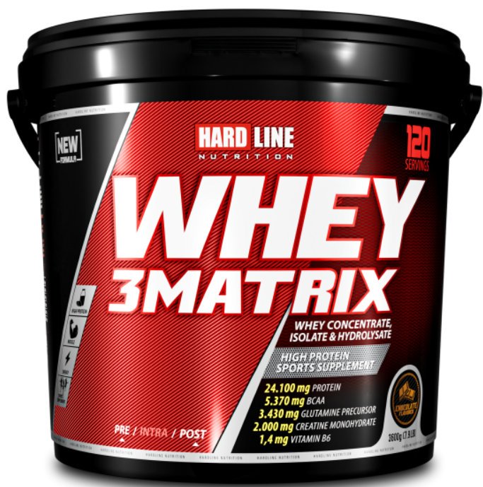 Hardline Whey 3Matrix 3600 Gr ÇİKOLATA AROMALI