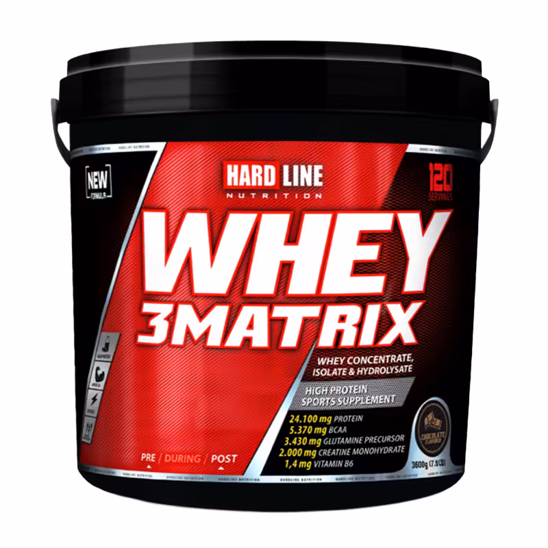 Hardline Whey 3Matrix 3600 Gr ÇİKOLATA AROMALI