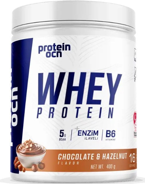 ProteinOcn Whey Protein 400gr CHOCOLATE & HAZELNUT Aromalı