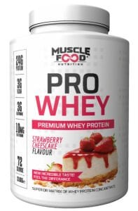 Muscle Food ProWhey 2160 G 72 Servis Çilekli Çizkek Aromalı