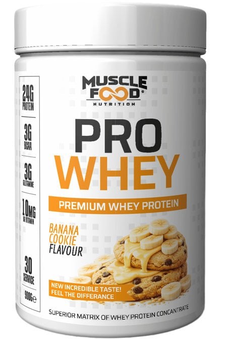 Muscle Food ProWhey 900 G 30 Servis Muzlu Kurabiye Aromalı