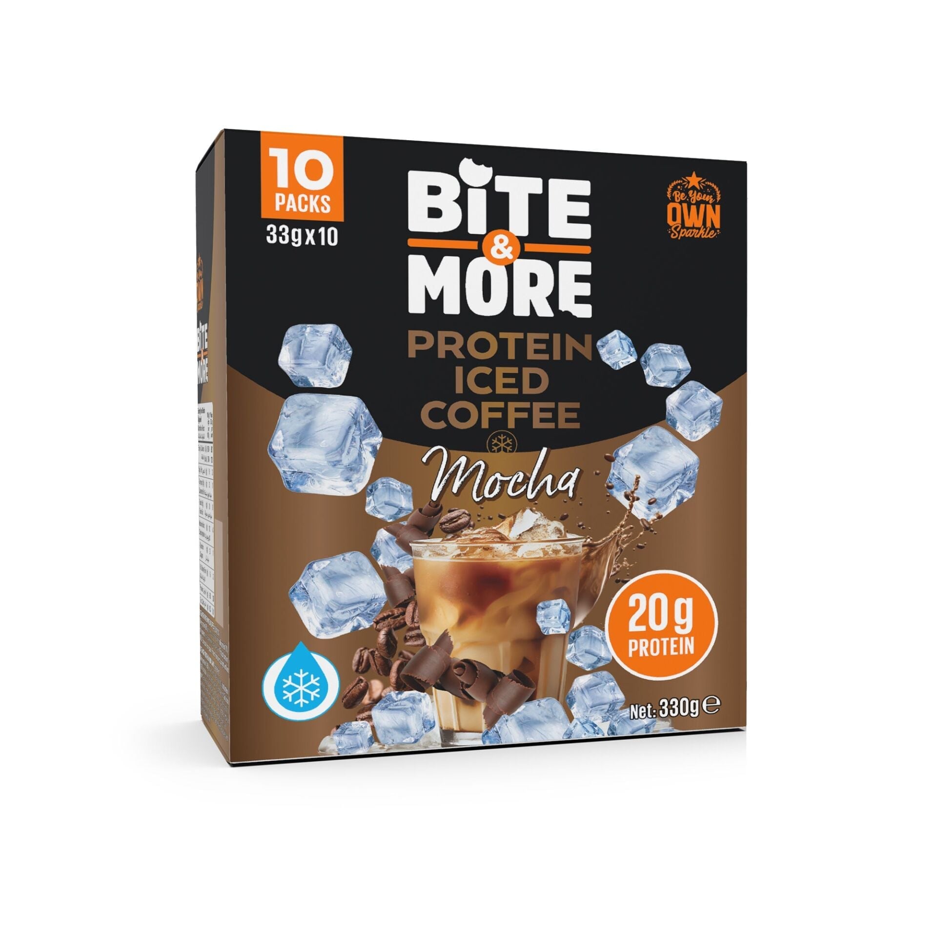 BİTE MORE Mocha Protein Soğuk Kahve (33g x10 Adet)