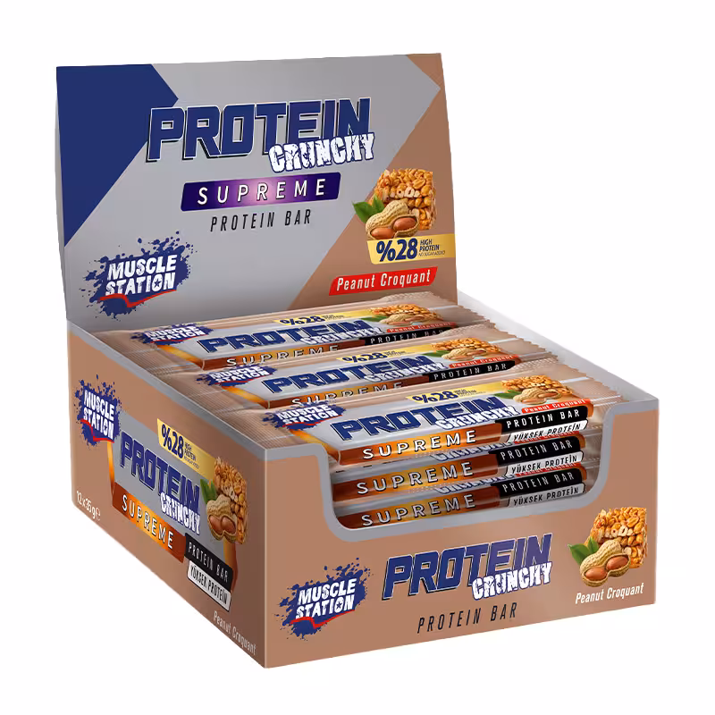 Musclestation Supreme Crunch Yerfıstık 12li