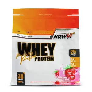 Nowup Nutrition %100 Whey Protein Tozu Çilek Aromalı 1050 Gr