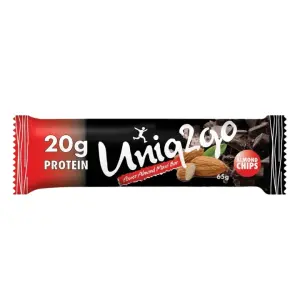 UNIQ2GO Bademli Power Maxi Proteinli Bar 65g x 12 Adet