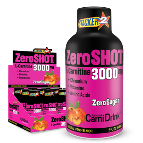 ZeroShot 3000mg Şeftali -60ml x 12 şişe