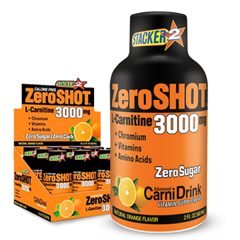 ZeroShot 3000mg Portakal - 60ml x 12şişe