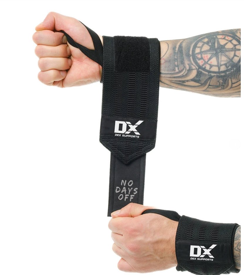 Dex Supports Lasting Energy Wrist Wraps SİYAH 1 Çift