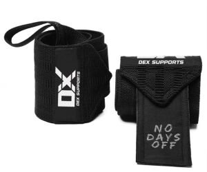 Dex Supports Lasting Energy Wrist Wraps SİYAH 1 Çift