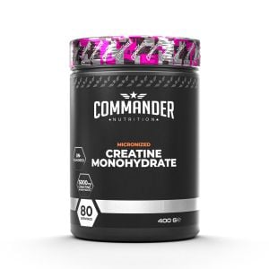 COMMANDERNUTRİTİON Creatine Monohydrate 200Mesh 400g (80 Servis)