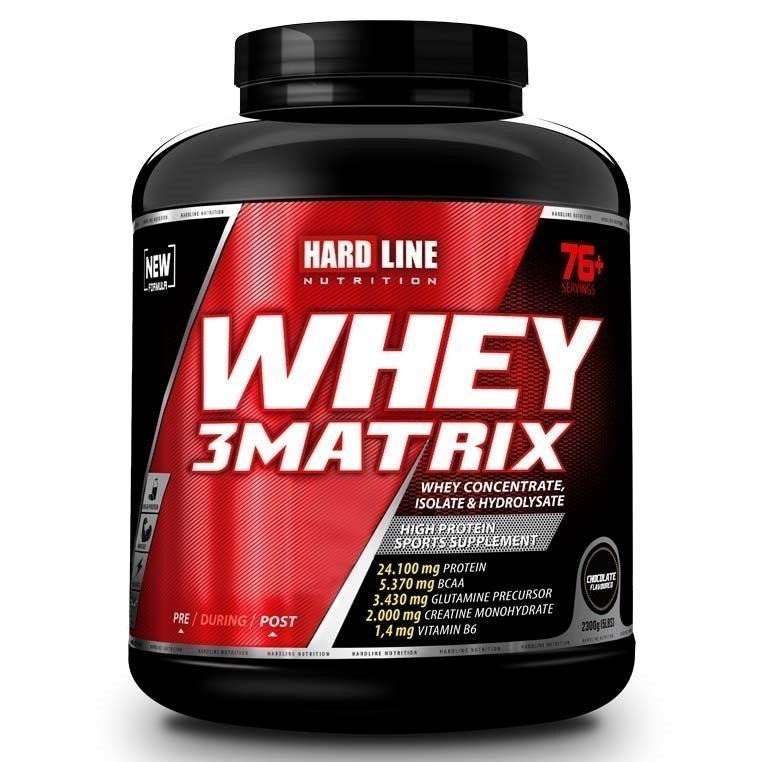 Hardline Whey 3 Matrix 2300 Gr ÇİLEK AROMALI
