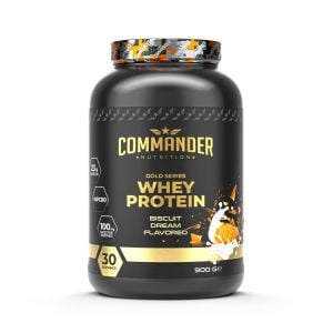 Commander Nutrition Whey Protein 900g Bisküvi AROMALI