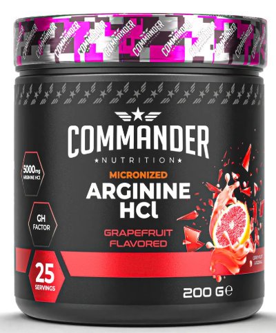 Commander Nutrition Arginine HCl 200g (25 Servis)