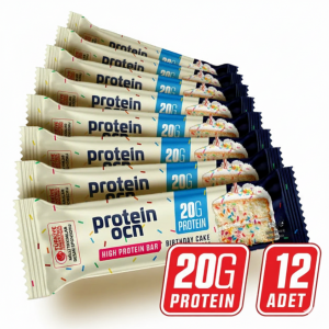 Protein Ocn PROTEİN BAR 12 Adet Birthday Cake Aromalı