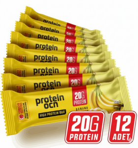 Protein Ocn PROTEİN BAR 12 Adet Muz Aromalı