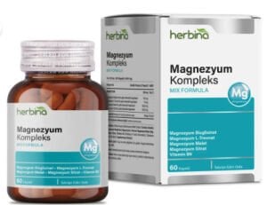 Herbina Magnezyum Complex Mıx Formula Vitamin B6 60 Kapsül