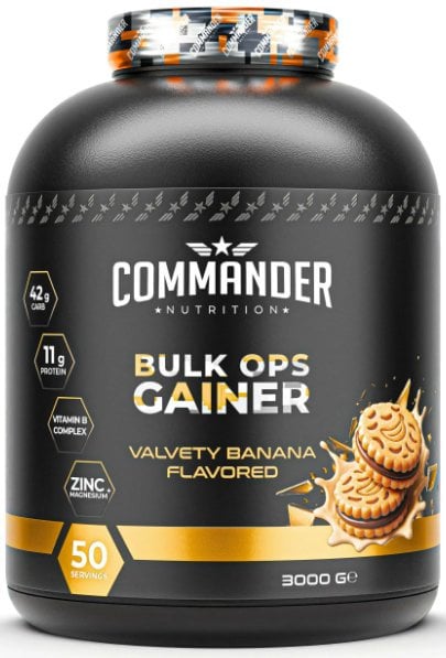 Commander Nutrition Bulk Ops Gainer 3000g (50 Servis)